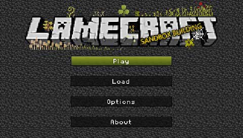 Minecraft for PSP free download, Minecraft download for free PSP Portable, Lamecraft download for free