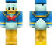 Skin Donald Duck Disney for Minecraft download Minecraft skins, skins for Minecraft, Minecraft's skins templates new look of character