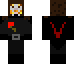 V for Vendetta is a Minecraft skin for download free