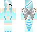 If you like an angels and in the same time you are a cute sweet angel girls lover you need to try this Minecraft skin and become a real Angel Girl